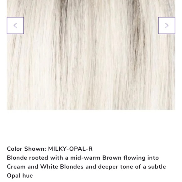 Sage by Rene of Paris Lace Front and Mono part blonde wig with rooting
Worn once - Picture 7 of 10